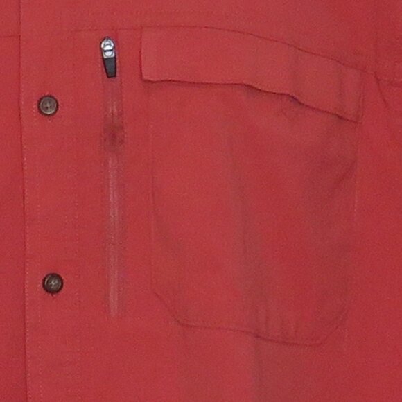 Coleman* Men's Short Sleeve Button Curved Hem Multipocketed Shirt~ Size XXL - Picture 11 of 12